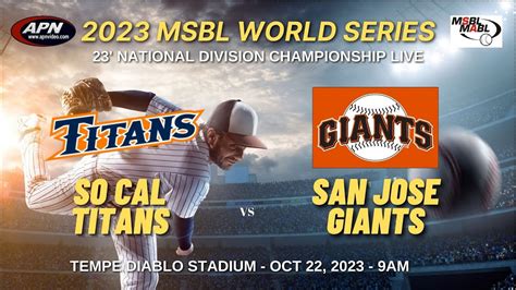 msbl world series arizona 2023